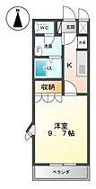 メゾンドヴァンベール 00205 ｜ 栃木県佐野市堀米町（賃貸アパート1K・2階・29.75㎡） その2