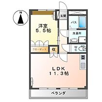 パルティール・サノ 00203 ｜ 栃木県佐野市高萩町（賃貸マンション1LDK・2階・41.04㎡） その2