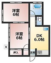 須賀田様貸家 5 ｜ 栃木県栃木市本町17（賃貸一戸建2DK・1階・37.20㎡） その2