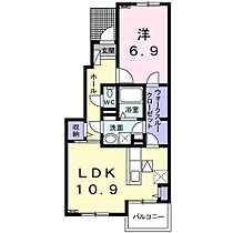 グリシーヌ 102 ｜ 栃木県栃木市平柳町2丁目2番41号（賃貸アパート1LDK・1階・47.18㎡） その2