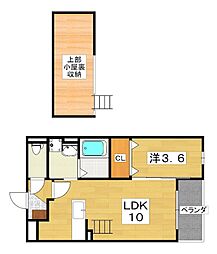 イーストワン 1LDKの間取図画像