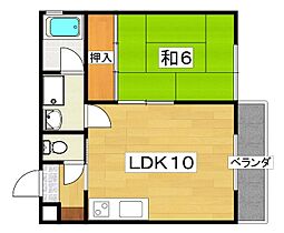 コーポ西森香里園  ｜ 大阪府寝屋川市香里北之町（賃貸マンション1LDK・1階・37.17㎡） その2