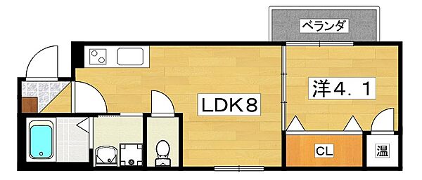 グランコート桜園 ｜大阪府寝屋川市萱島桜園町(賃貸アパート1LDK・1階・29.21㎡)の写真 その2