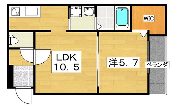 フジパレス上神田I番館 ｜大阪府寝屋川市上神田１丁目(賃貸アパート1LDK・2階・40.11㎡)の写真 その2