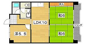 奥野マンション  ｜ 大阪府寝屋川市国松町（賃貸マンション3LDK・4階・60.48㎡） その2