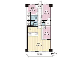 間取図画像 3LDK