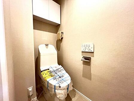 ほっと安らげるトイレ空間です。