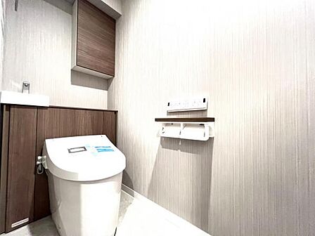 ほっと安らげるトイレ空間です。