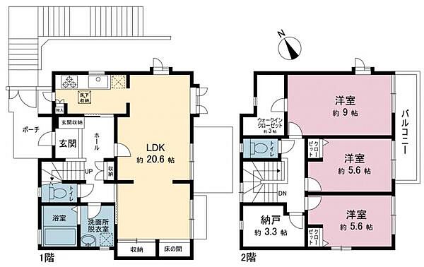 間取りを拡大表示