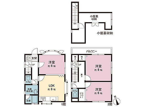間取りを拡大表示
