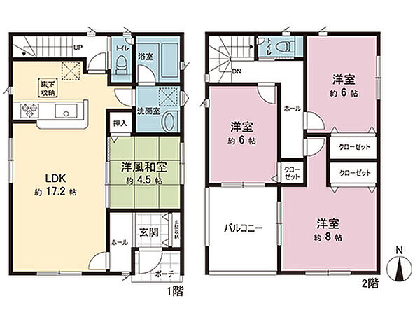 間取りを拡大表示