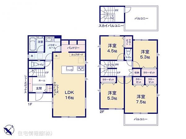 間取りを拡大表示