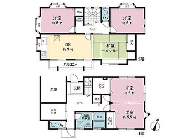間取りを拡大表示