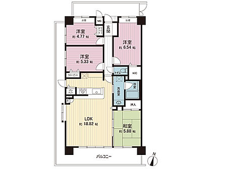 間取図です。図面と異なる場合は現況を優先させていただきます。