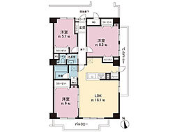 間取図画像 3LDK