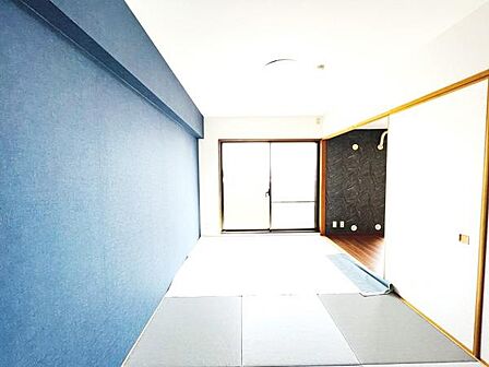 和室スペースです。畳のお部屋は寛げる空間ですね。