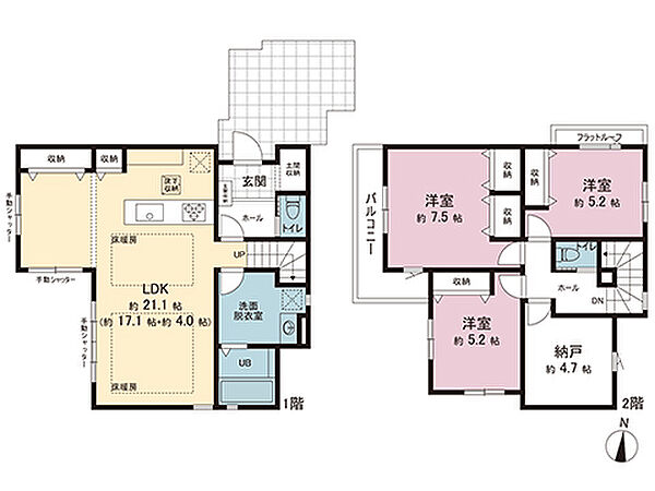 間取りを拡大表示