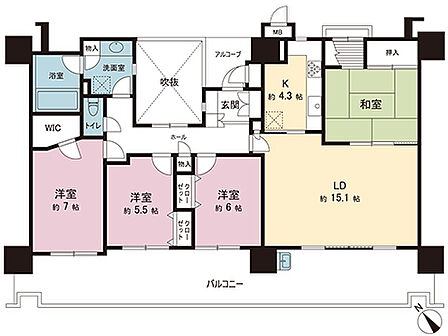 間取図です。図面と異なる場合は現況を優先させていただきます。