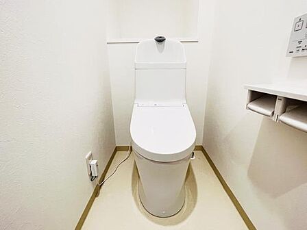ほっと安らげるトイレ空間です。