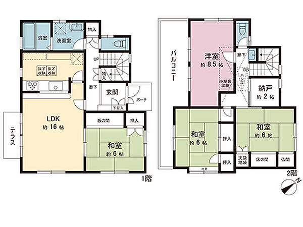 間取りを拡大表示