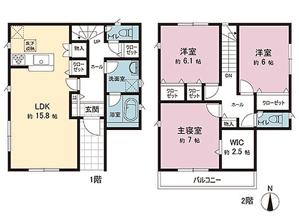 間取りを拡大表示