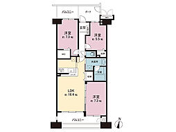 間取図画像 3LDK