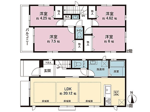間取りを拡大表示