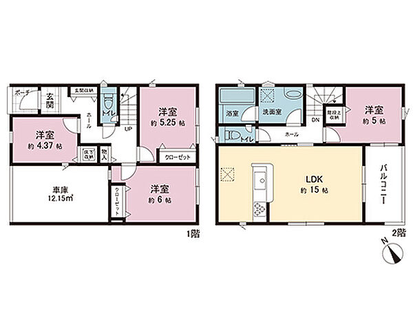 間取りを拡大表示