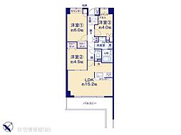 藤和シティコープ上大岡 3LDKの間取り