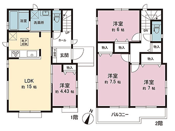 間取りを拡大表示
