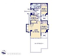 コスモ井土ヶ谷グランヒルズ 3LDKの間取図画像