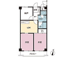 セントヒルズ鶴川 2SDKの間取図画像