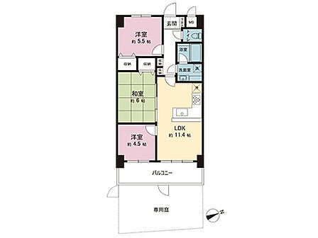 間取図です。図面と異なる場合は現況を優先させていただきます。