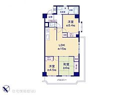 ヴェルドミール羽村 3LDKの間取図画像