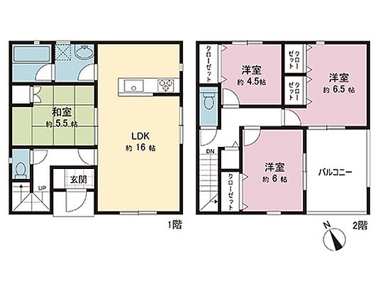間取り あきる野市平沢 中古戸建