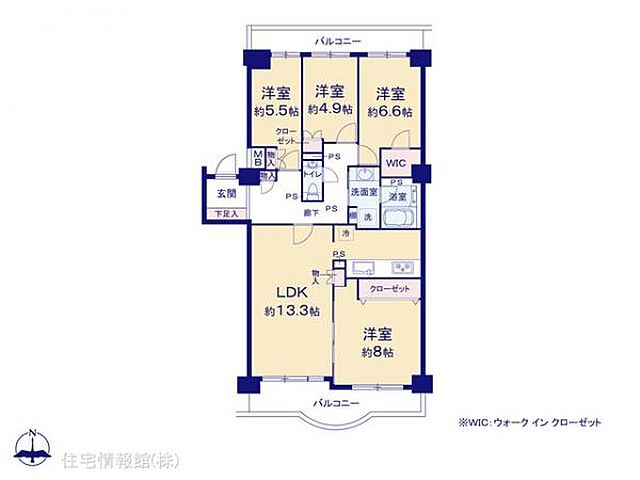 間取り ガーデンハイツ小平1号館 2階/-