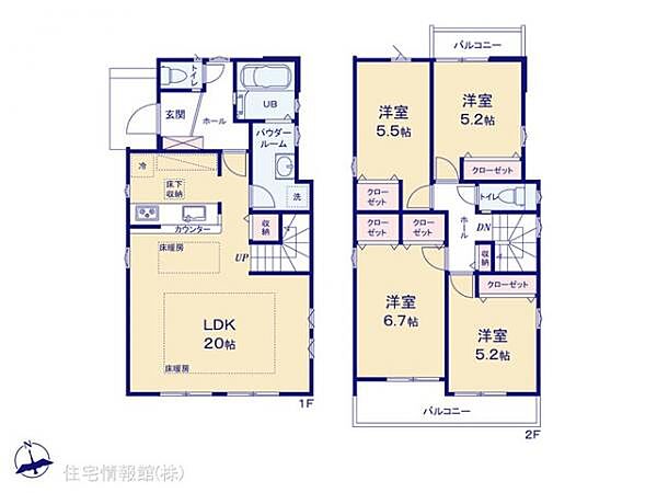 間取りを拡大表示