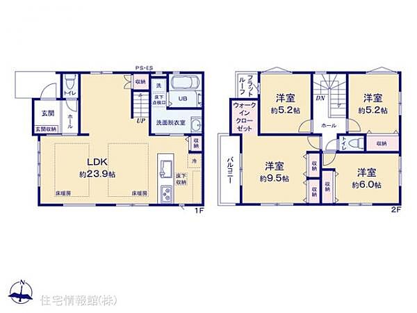 間取りを拡大表示