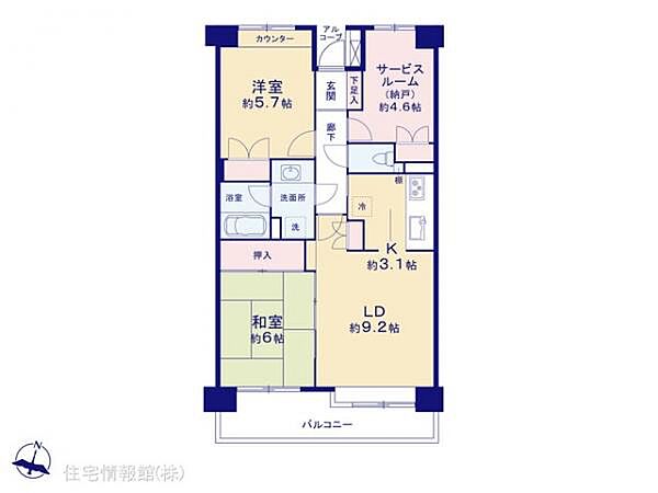 間取りを拡大表示