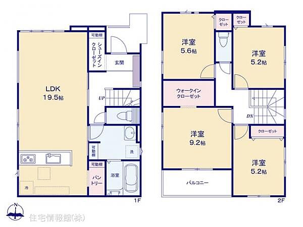 間取りを拡大表示