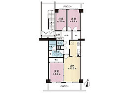 間取図画像 3LDK