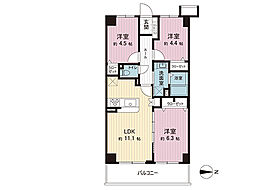 間取図画像 3LDK