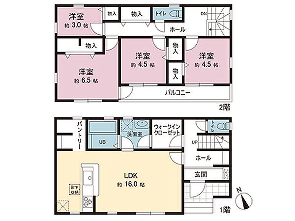 間取りを拡大表示