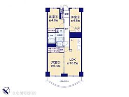 イトーピア稲毛マンション 3LDKの間取図画像