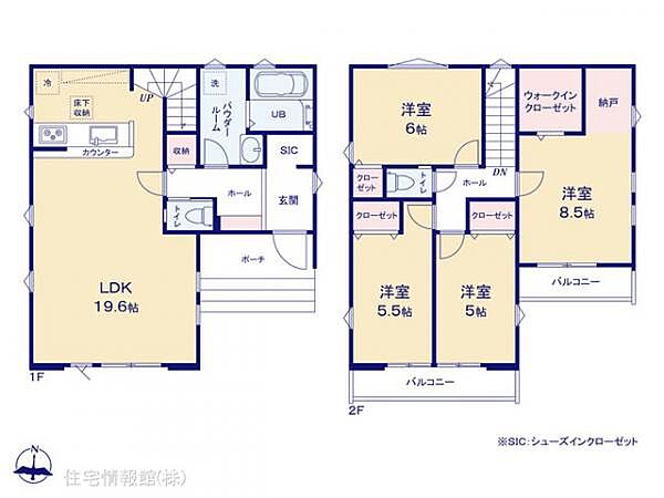 間取りを拡大表示