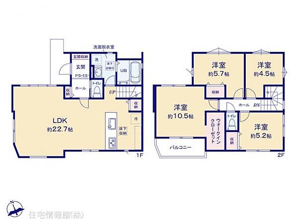 間取りを拡大表示