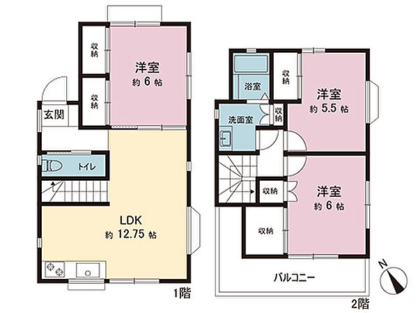 間取りを拡大表示