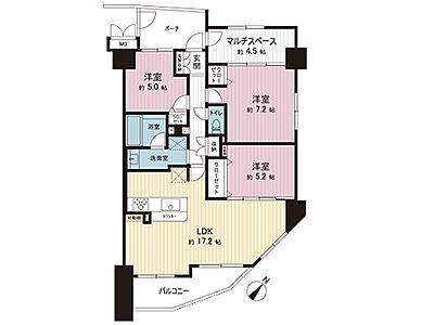 間取り：間取図です。図面と異なる場合は現況を優先させていただきます。