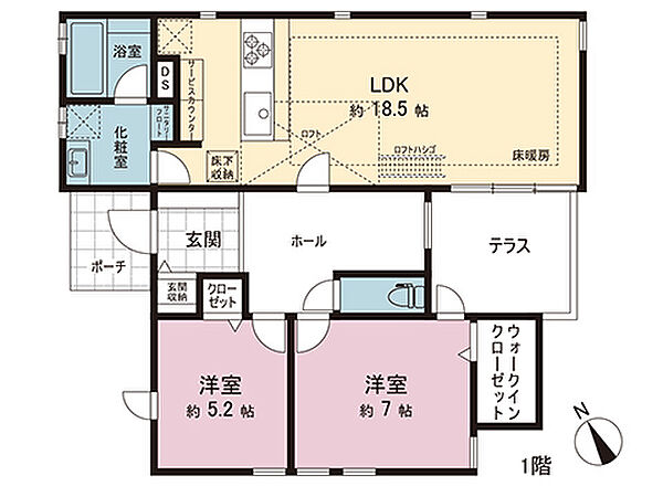 間取りを拡大表示