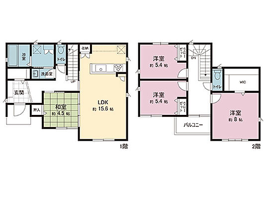 間取り 宇都宮市野沢町 中古戸建
